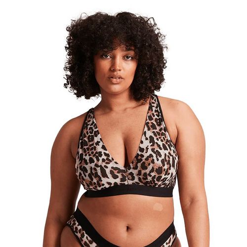 Lemonade Dolls So Soft Mesh Fuller Cup Bra - Leopard